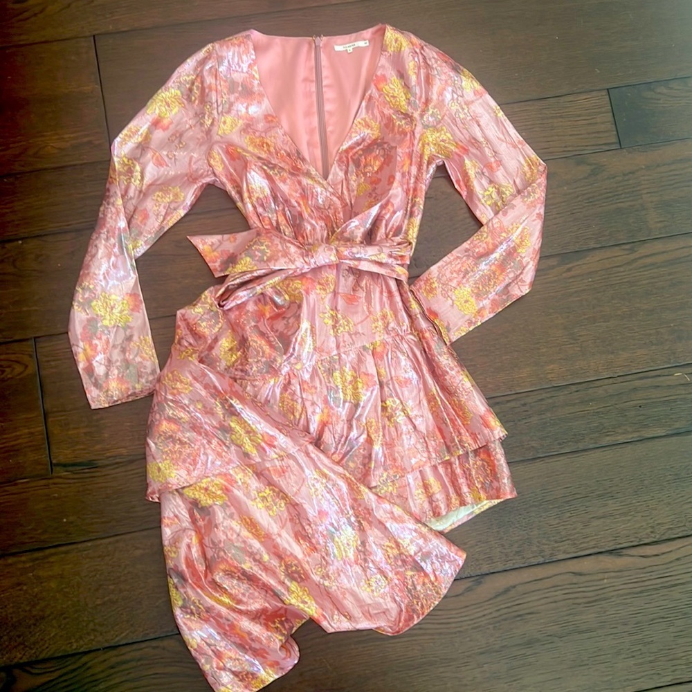 Tularosa metallic pink dress - Picture 3 of 6